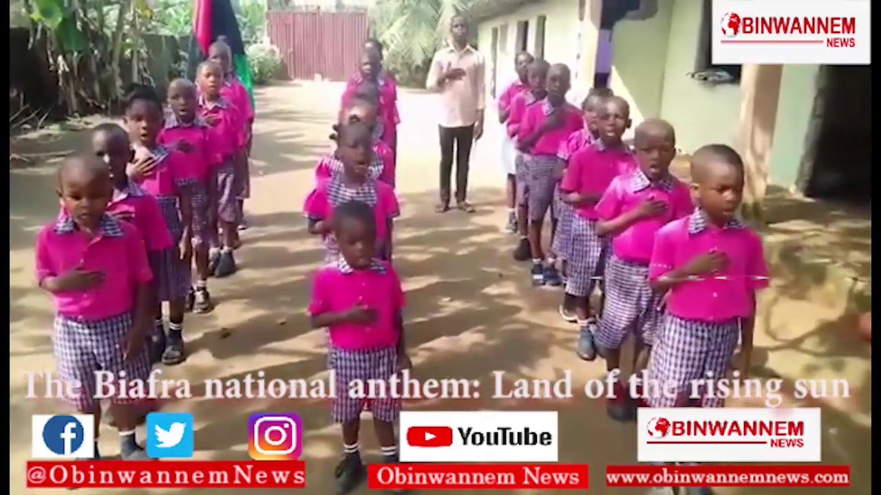 Biafra: Pupils Recites Biafran Anthem During Morning Devotion - Top  Stories, Biafra News, Africa & World News, Opinion, Videos - Obinwannem News