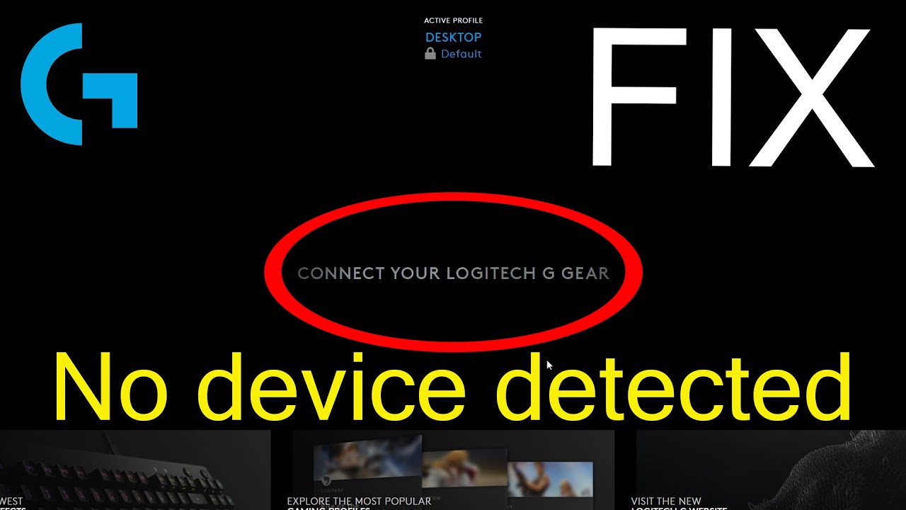 FIX - Logitech G Hub - Devices Detected - YouTube