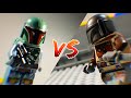 The mandalorian vs boba fett lego star wars stopmotion