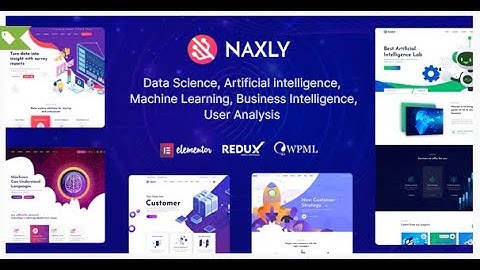Naxly - Data Science & Analytics WordPress Theme