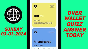 Over wallet today quiz answer | 3 march | over wallet 3 march quizz answer | consensus algorithm