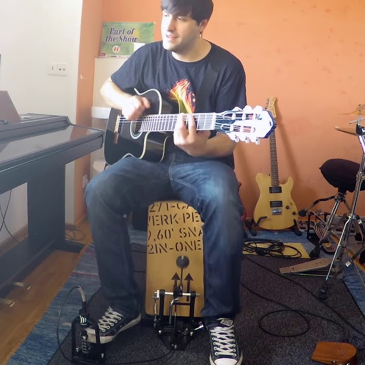 Bomfunk MC's - Freestyler (acoustic one man band cover)