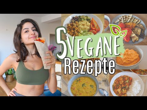 3 einfache vegane Rezepte fürs Mittagessen | Schnell & Lecker. 