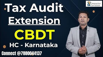 Tax audit due date Extended by CBDT | New date is