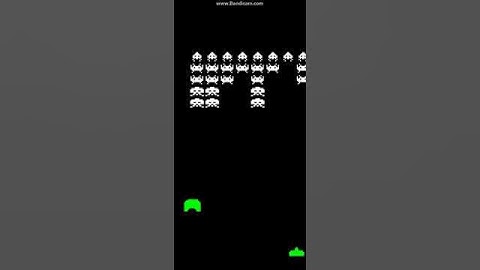 Space invaders clone using marmalade C++ game engine