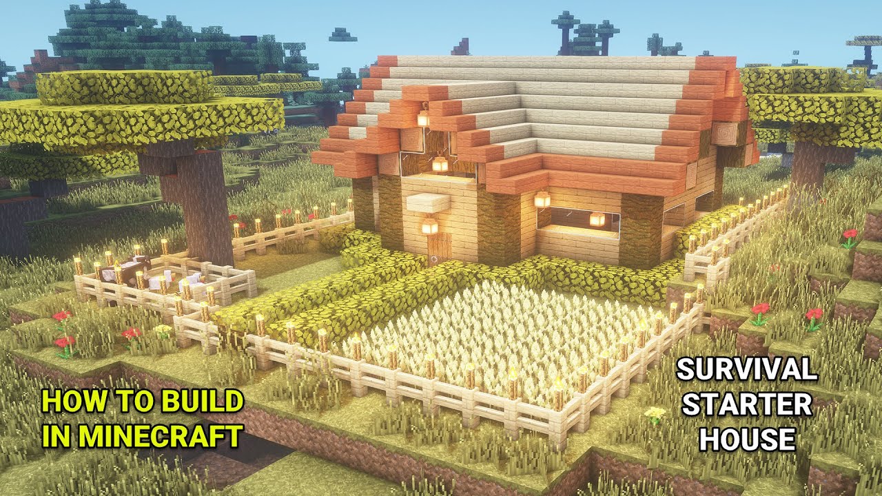 Easy Minecraft Acacia House