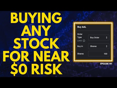 HOW TO BUY ANY STOCK WITH NEAR ZERO RISK!