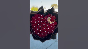 Heart Shaped Bouquet♥️ #music #love #rnb #song #singer #florist #youtubeshorts #shorts #explore