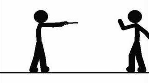 stupid stickman series-gun