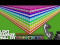 Never light this RAINBOW WALL of 1.000.000 TNT in Minecraft ! SECRET TNT !