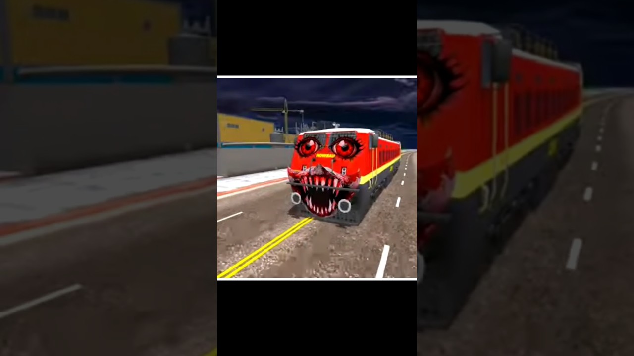 🔥 HORROR TRAIN vs TRAIN EATER 😱 | Franklin Joins Horror Train | Indian Bike Driving 3D Shorts