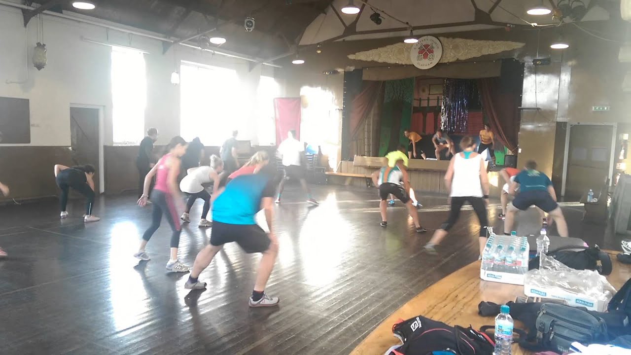 Insanity Class warm up - Clapham, South West London, England