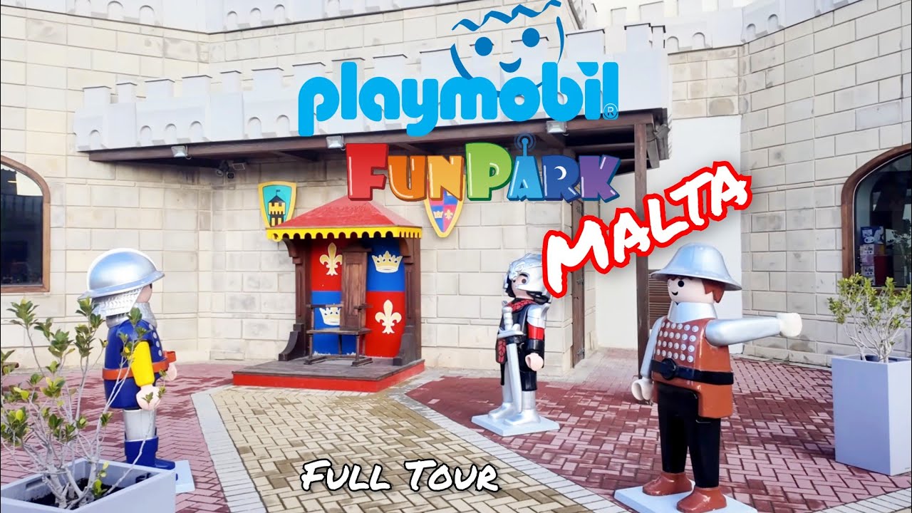 FULL Tour of Playmobil Fun Park Malta 4K (MUST WATCH BEFORE GOING)