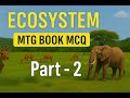 Ecosystem part - 2 / NEET Biology / MTG / MCQ for NEET #neet2025   #mtg #ncert