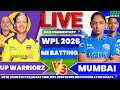 🔴Mumbai Indians vs UP Warriorz 8th T20 MI BAT | Mi vs UP W Live Cricket Score &amp; Fan Chat