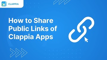 How to Share Clappia Apps Publicly ⢸ Clappia App Building ⢸ No-Code Low-Code Platform
