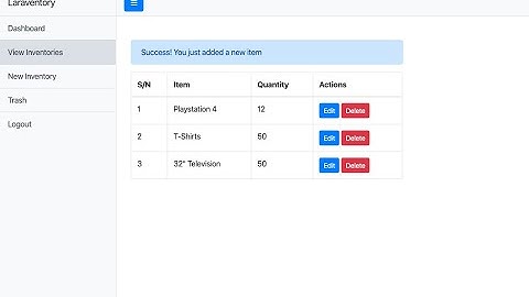 Beginning PHP Laravel - Building an Inventory App - Part 5 (Database)
