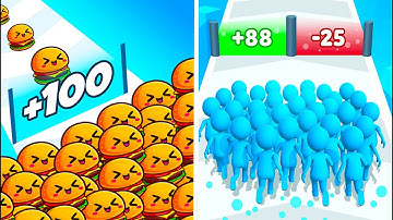 Food Run Vs Count Masters 🍔🍔🍔 Walkthrough All New Max Update Mobile Gameplay OG2358