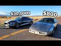 $30,000 Mustang VS $800 Corvette