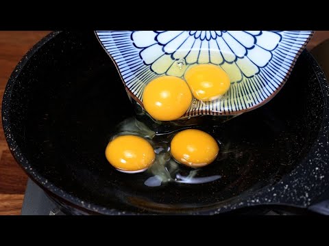 Pour 4 eggs into the oil and you39ll be amazed at the results! Delicious Egg Vegetable Recipe