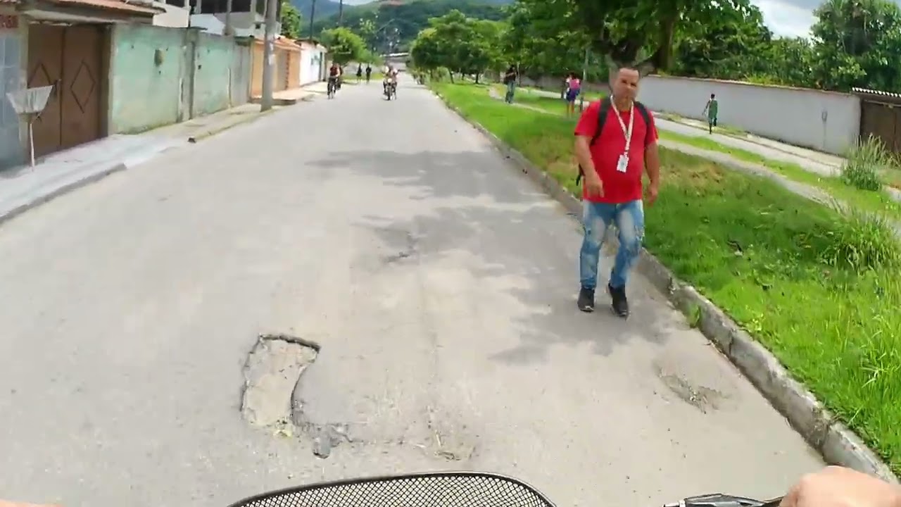 Segundo dia de bike vlog usando a espuma anti ruído de vento na câmera viran v9.