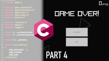 ASTEROIDS in C - raylib demo part 4