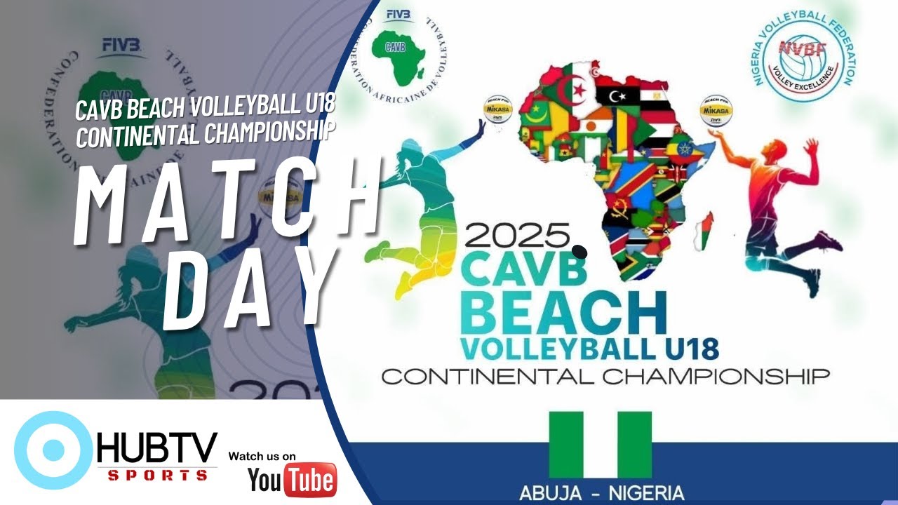 2025 CAVB BEACH VOLLEYBALL U18 CONTINENTAL CHAMPIONSHIP | Women | EGYPT vs CONGO