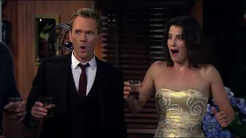 HIMYM Ted punches Darren at Barney and Robin's wed...