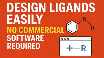 Design Ligands Easily | No Commercial Software Needed | R-Group Designer Tool | 2D-3D QSAR Library