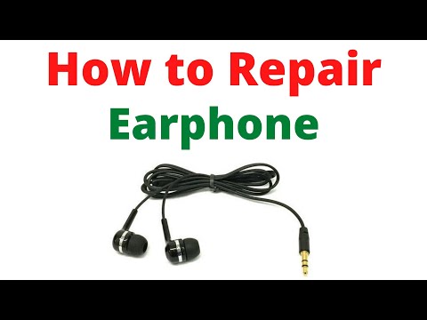 How to Repair Earphones Repair sound problem in earphone wire connection of earphone