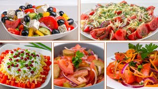 5 quick and tasty tomato salads 🍅🍅🍅🍅 Easy, tasty and healthy!