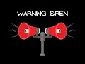 Warning siren sound effect