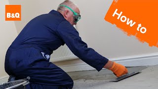 How to level a concrete floor part 2: levelling