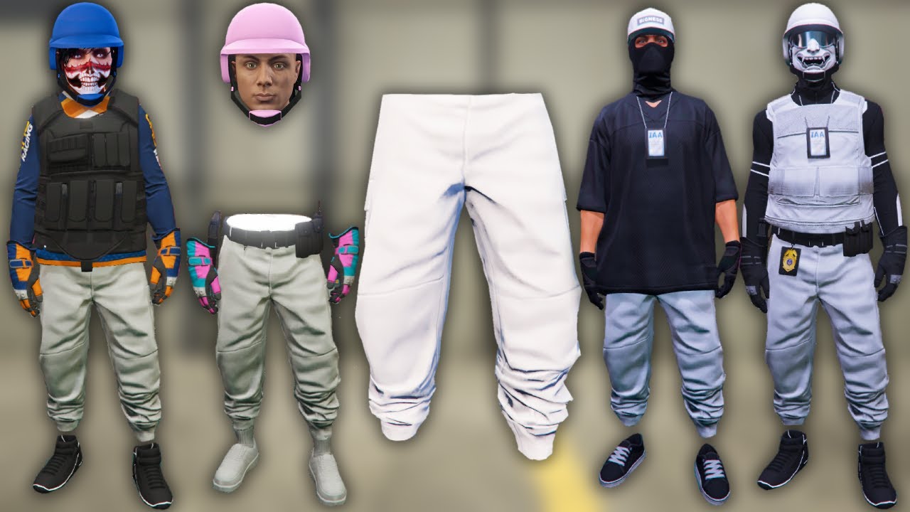 Самые простые белые спортивные штаны в истории! (GTA Online 1.72 без друзей)