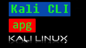 Kali Linux Cli - apg