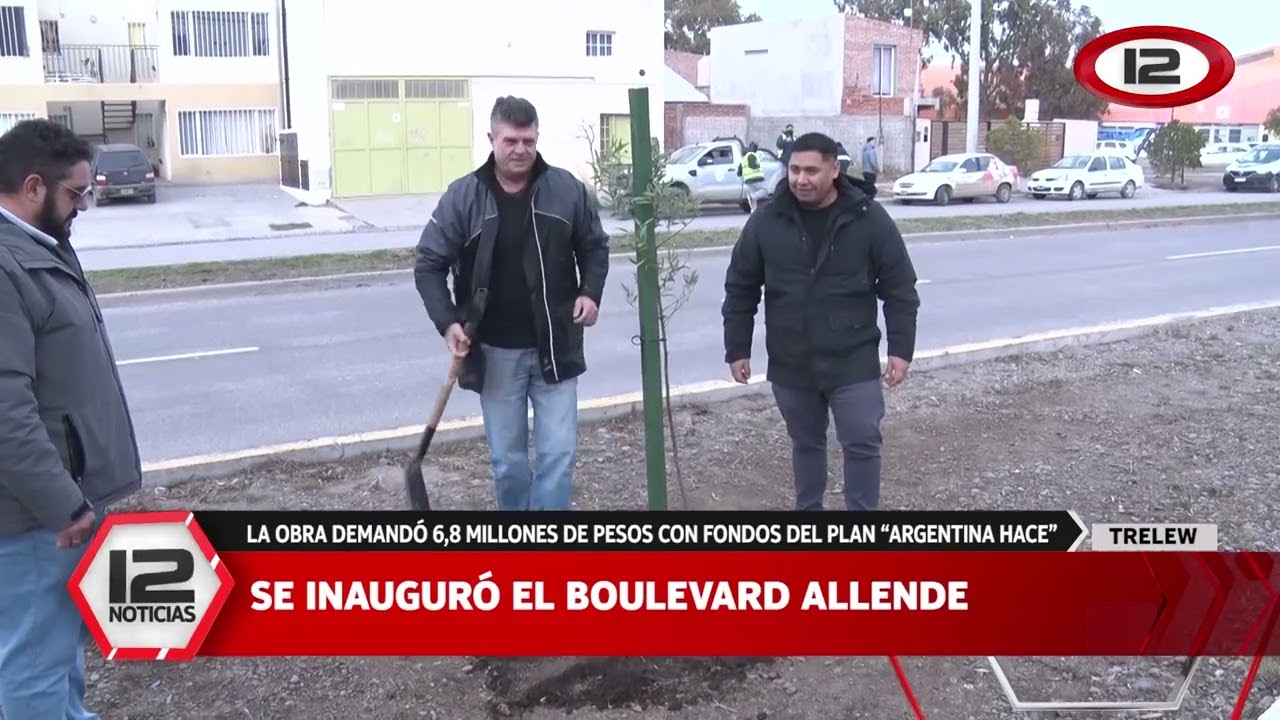 Se inauguró el Boulevard Allende