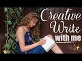 Real Time Creative Write With Me 🌞 (with summer ambience)