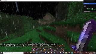 speedrunning herobrine mansion