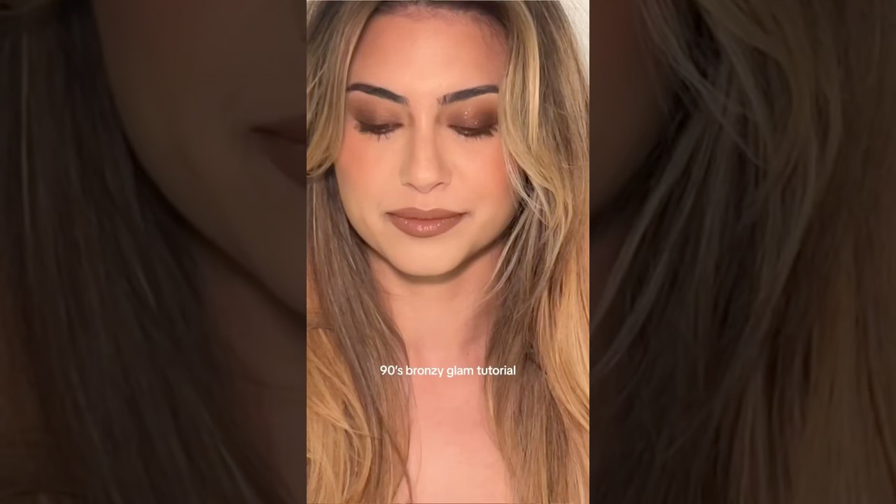 EASY 90s bronze makeup tutorial 🤎