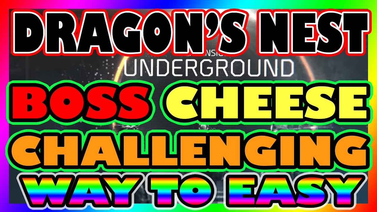 EPIC STRATEGY! Dragons Nest Heroic  | The Division | Dragons Nest Heroic EASY! | Underground DLC