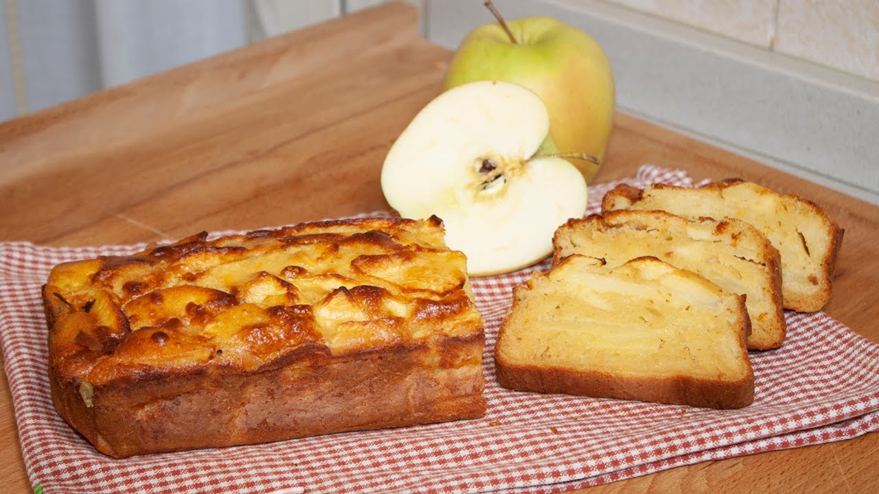 PLUMCAKE ALLE MELE (senza zucchero e senza latte) - Buono Facile Veloce