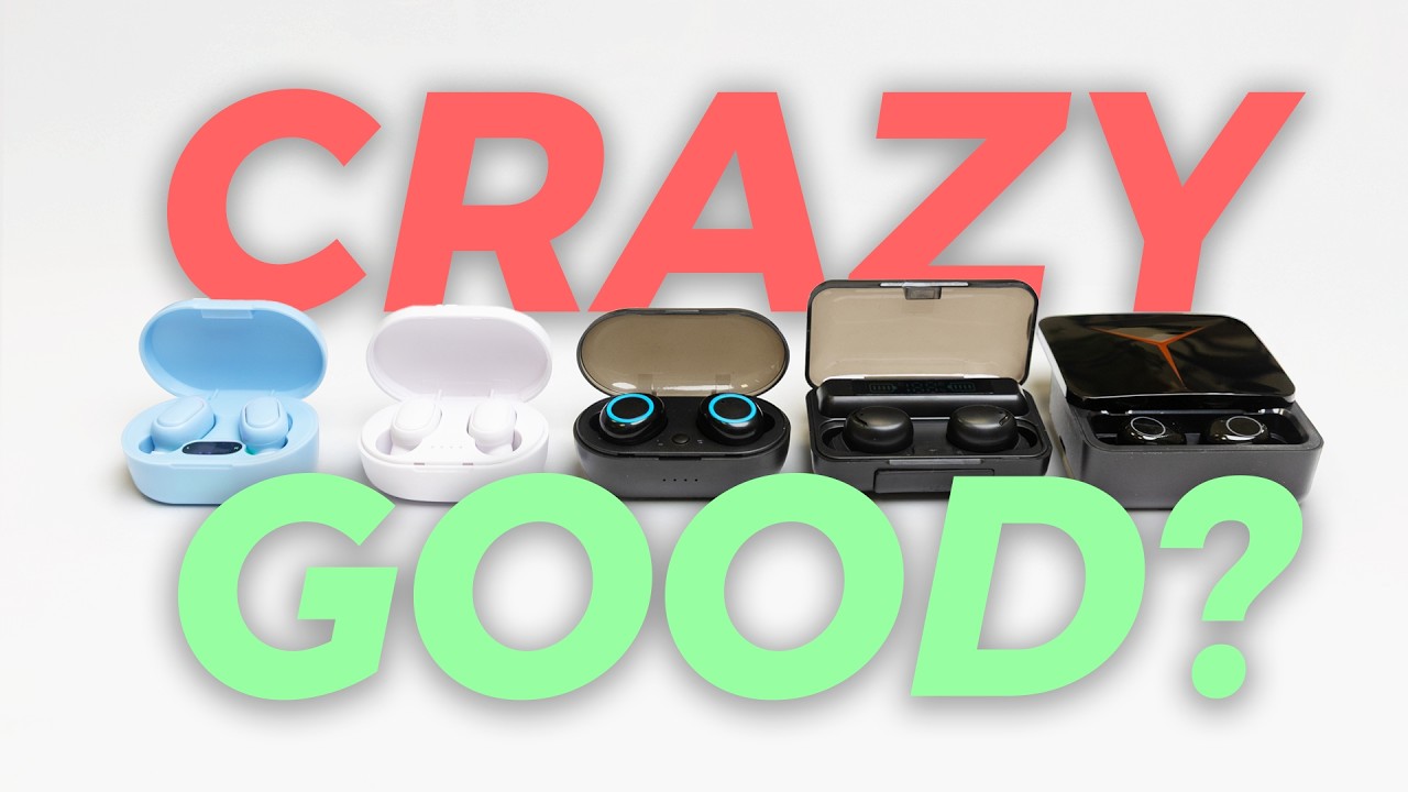 Я купил 5 ДЕШЕВЫХ наушников на AliExpress! Какие из них лучшие?