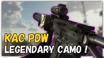 Contract Wars : KAC PDW Full Custom [Legendary Camo]