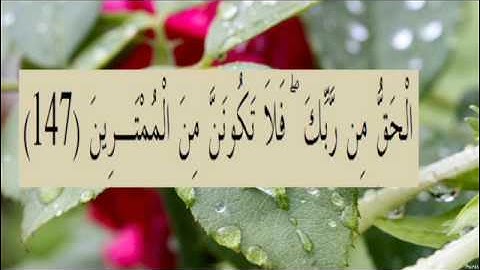 القران الكريم سورة البقرة الاية 147