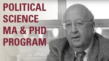 Sabanci University Political Science MA and PHD Program