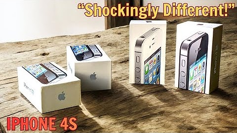 Unboxing iPhone 4s: The iOS 6 Interface Surprised Me… But iOS 9 Even More