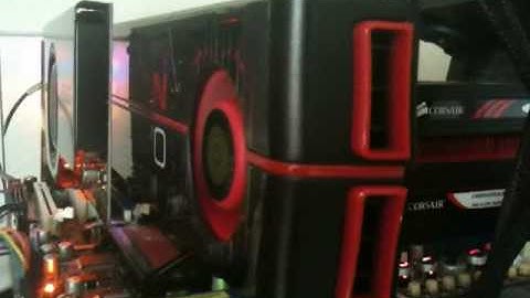 XFX 5970 Black Edition fan at 100%