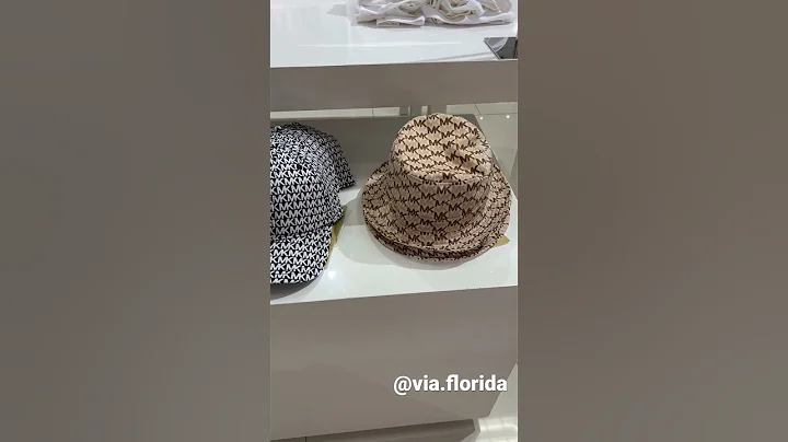 Michael Kors Logo Print Cotton Baseball Hat