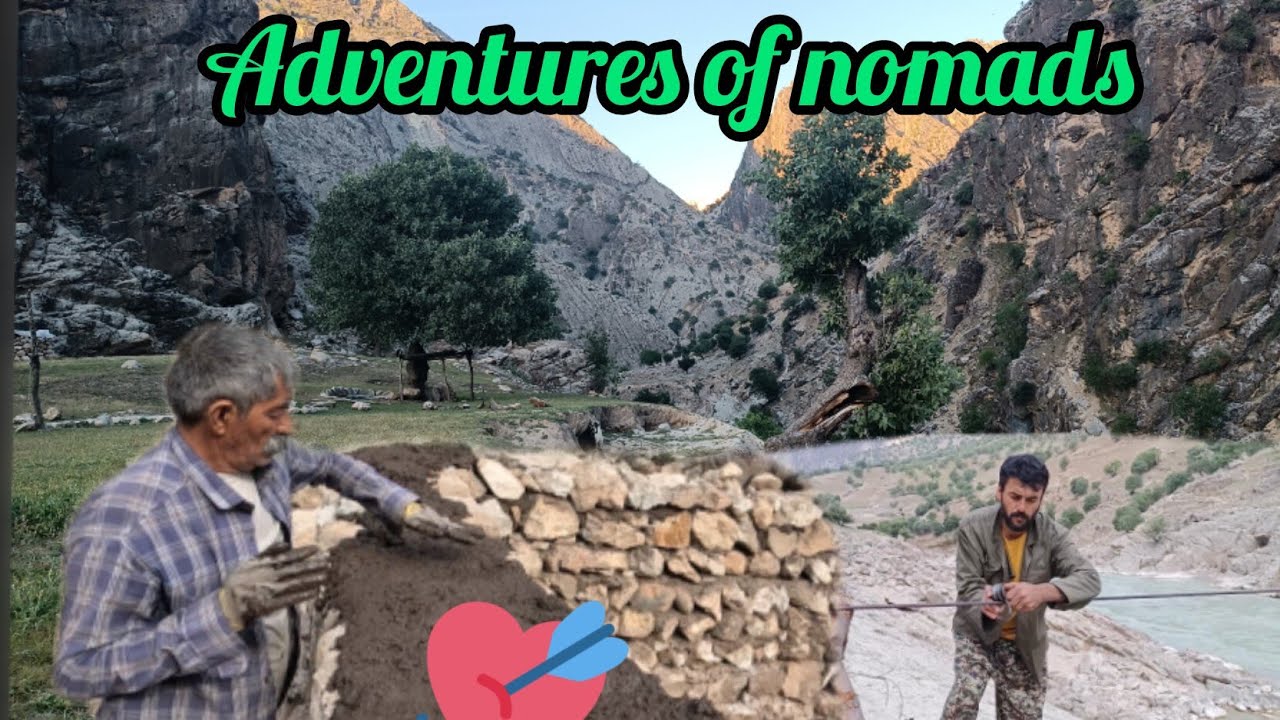 Nomadic life and building a mud wooden house