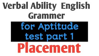 Verbal Ability Full Concept  in Hindi  for Aptitude part 1  | Job Placement Aptitude Series 📚🔥 screenshot 5